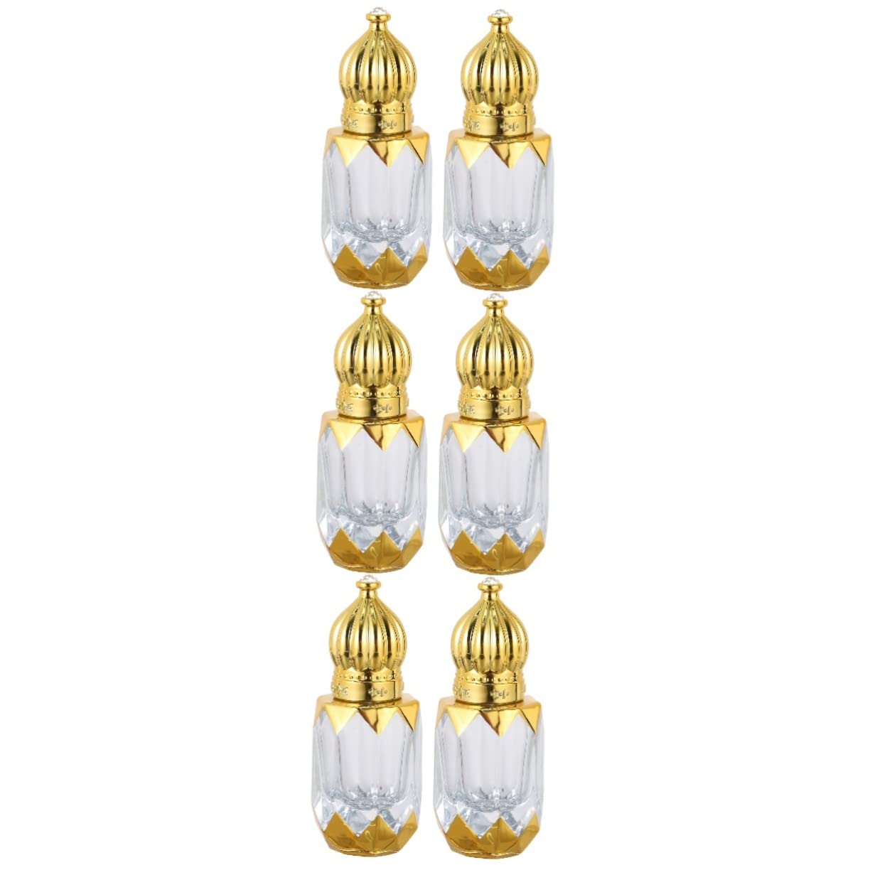 6 Piezas Frasco De Perfume Vacío Botellas De Perfume Vacías Recargables Botellas De Vacias Vacio Frascos De Bola Vidrio Viajar a Cosmética