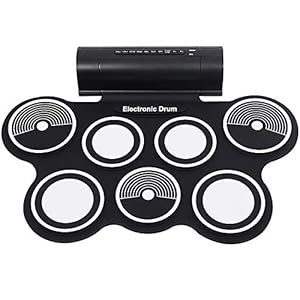 Elektronisch Drumstel Elektronische drumset handgerolde draagbare opvouwbare percussiestootkussen voor prestaties voor…