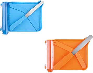 Opret 2 Sets Pill Counting Tray SkyBlue & Orange
