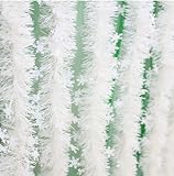TenaLucy 5 Pièces 2M Guirlande Sapin, Blanche Tinsel Guirlande Noel, avec Blanche Flocons de Neige Dcoration de Nol pour Mariage Anniversaire Fête Murs Fenêtres Sapin Decoration Noël