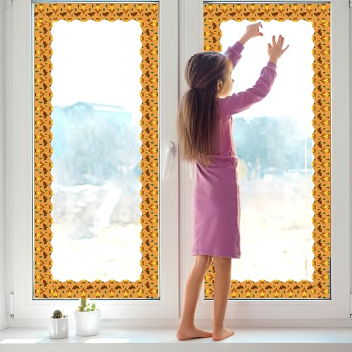 Image of BeYumi Camping Tent Border Trim - 65ft Back to School Camping Hiking Scalloped Rolled Border Trim Outdoor Themed Bulletin Board Set Classroom Office Chalkboard Kindergarten Preschool Party Decoration