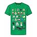 Minecraft Sprites Boys Green T-Shirt (11-12 Years)