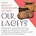 Laceys Gourmet Cookies | Light and Crispy Delicious Cookies | Handcrafted by Desserts On Us (8 Ounce Tub, Espresso & Dark Chocolate)
