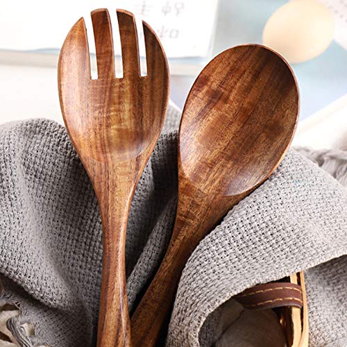 Spatola Legno Set di Utensili da Cucina Legno di ulivo Utensili Cucchiai di Legno da Cucina Spatole per La Cottura Spatola di Legno B