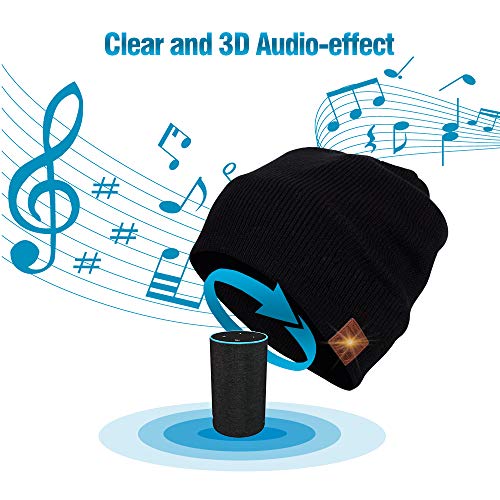 image for Innoo Tech Bluetooth Beanie Hat, Music Hat Wireless Headphones Headset