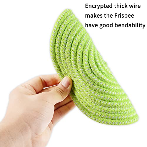 Hundefrisbee Lamtwek 3er Set, 20 cm robuste Wurfscheiben für Hunde