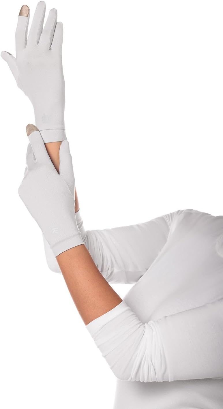 Coolibar Full Finger UV Sun Gloves - UPF 50+ Sun Protection - Gannett