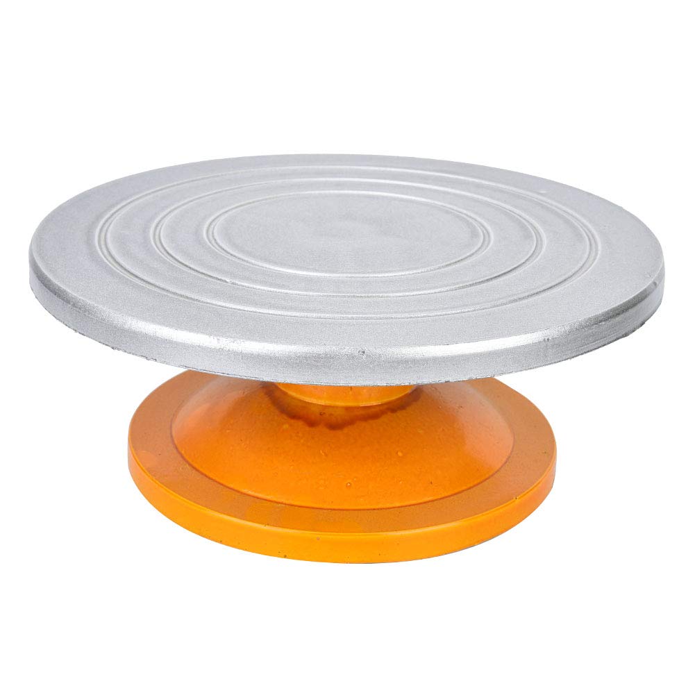 Ausla 12-Inch Round Metal Sculpting Wheel, Pottery Turntable Tool for Clay and Model Making
