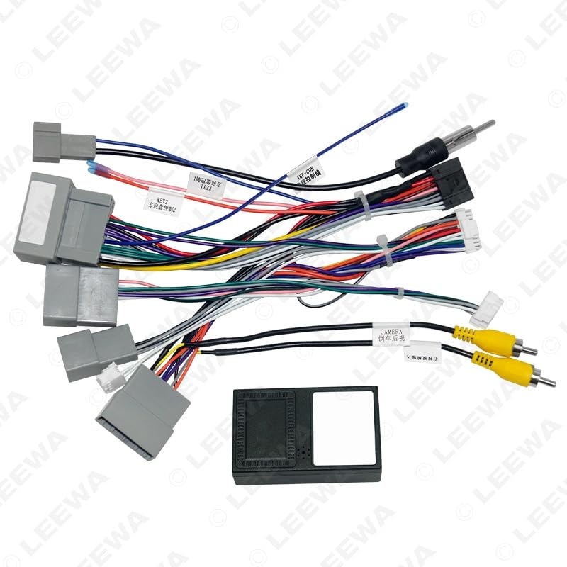 Car 16pin for Audio Wiring Harness with Canbus Box for Honda CRV 2.4L Stereo Installation Wire Adapter #CA6827 - (Color Name: Harness CANBUS Box)