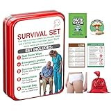 Lustiges Shárt-Überlebensset, mit urkomischer Streichidee, DOO-DOO-Katastrophenabwehr, Poop-Streich-Überlebensset, Humor und herausragendem Neuheitsartikel, für Männer, Familie, Teenager, Erwachsene