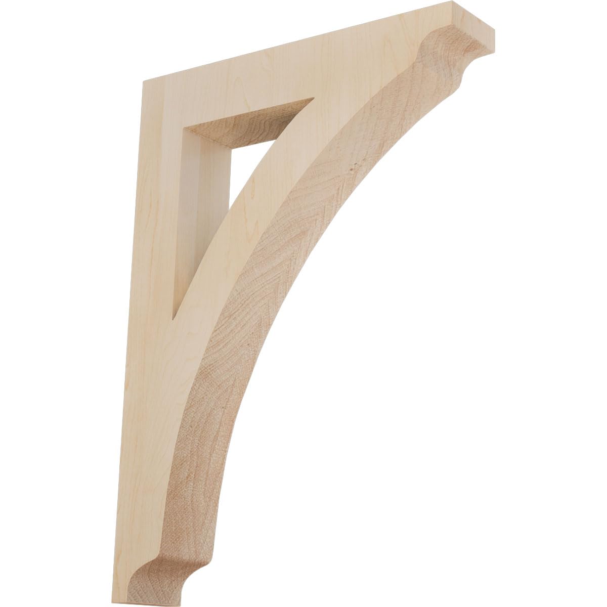 Thorton Wood Bracket marron console étagère bois BKTW01X08X12THMA