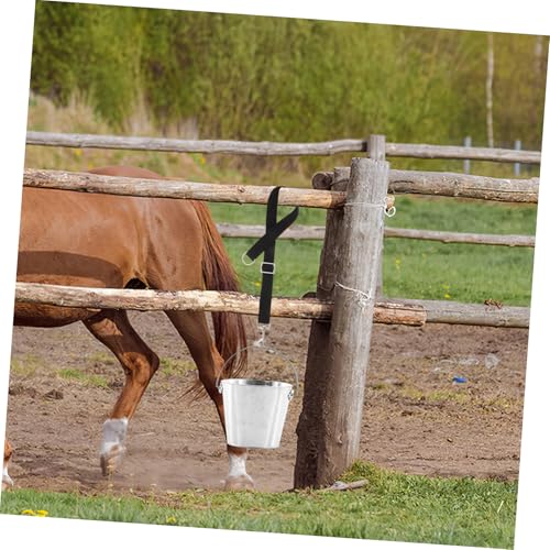 GANAZONO 4pièces Sangles Nylon Pour Seau Eau Pour Chevaux Réglables Soutien Pour Seaux Eau Outils De Suspension Pour Mangeoires Extérieur – vue 5