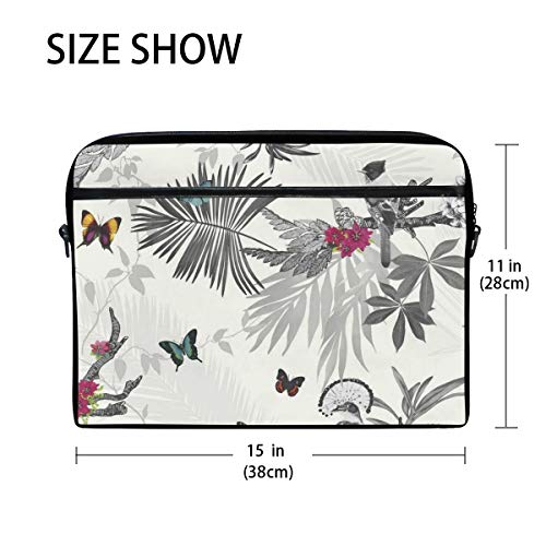 Sac ordinateur portable 14"-15.4" papillons et oiseaux résistant