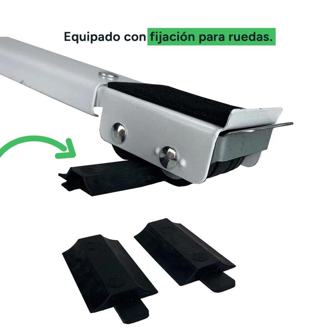 fico Base ajustable para lavadora con ruedas, Base de Lavadora Secadora con freno reforzado, Soporte móvil extensible, Base para Refrigerador, Muebles o Secadoras con 300 KG de capacidad