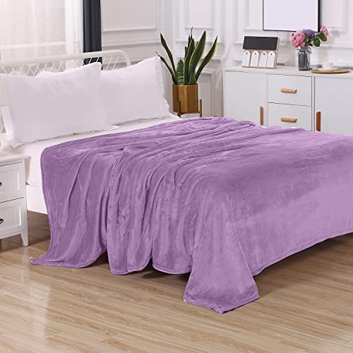Couverture haut de gamme aspect velours toucher ultra pelucheux pour grand lit - 3
