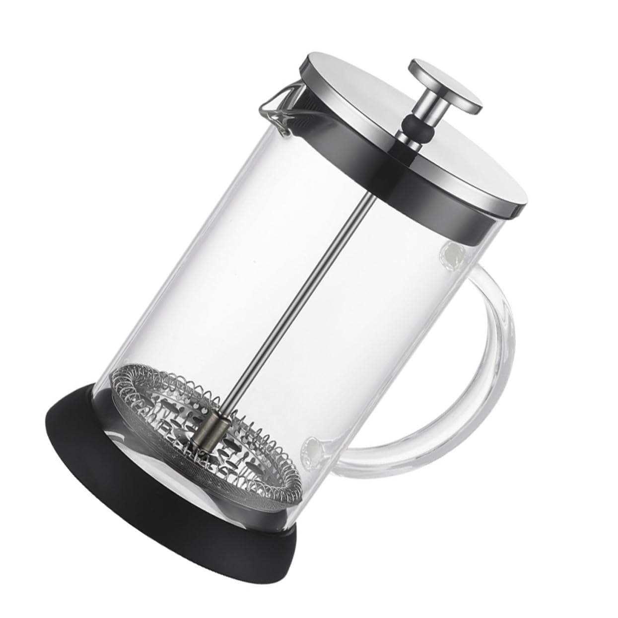 Cafetera de Moda de Acero Inoxidable 1000ml Filtro para Hogar