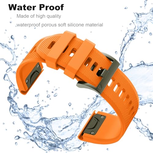 Correa para Garmin Fenix 6, 22mm silicona compatible miniatura 3