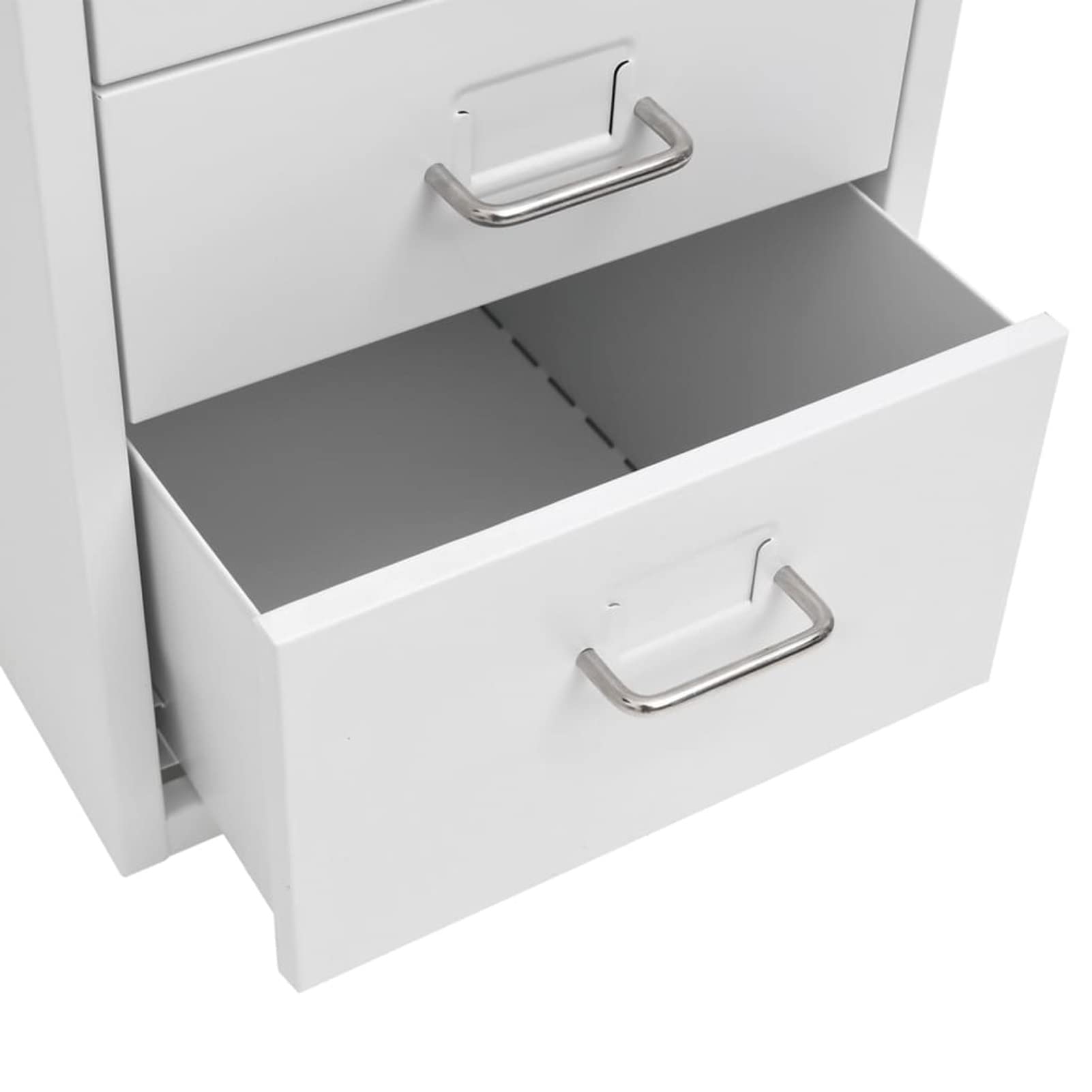 Schedario Mobile Grigio 28x41x69 cm in Metallo,Cassettiera, Mobiletto da Ufficio con Serratura,Regolabile per Cartelle Sospese, Superficie Testurizzata, per Ufficio, Studio