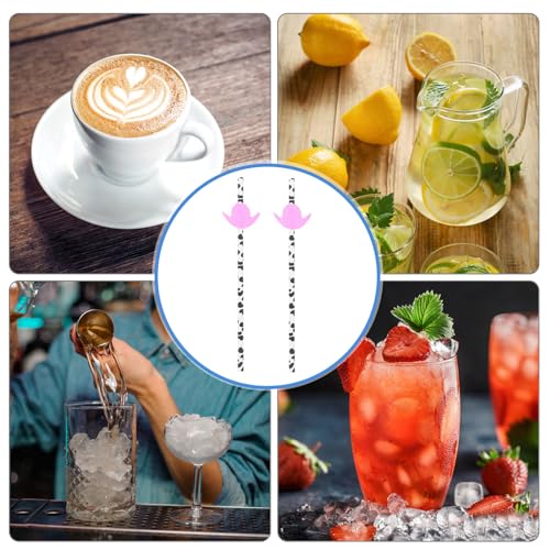 30 pitillos de papel decorativos para fiesta temática de vaca miniatura 5