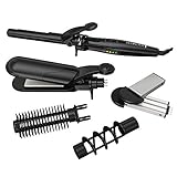 Remington S8670NA Multi-Styler with 5 Interchangeable Styling Attachments, Curl, Crimp, Straighten, Professional Style