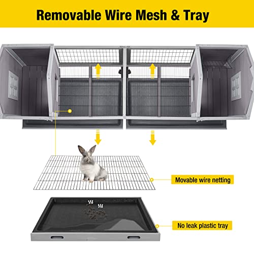 Aivituvin AIR68 Rabbit Hutch Bunny Cage thumb #1