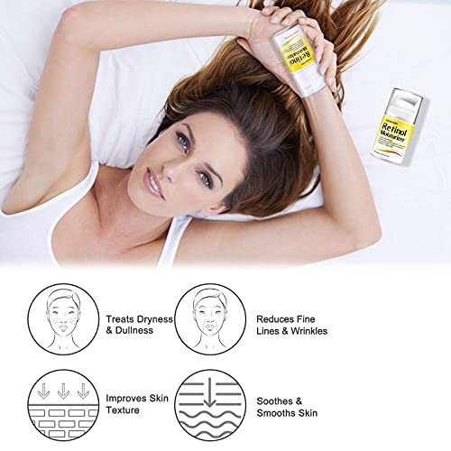 Retinol Cream For Face | Wrinkle Cream For Women And Men | Anti Aging Moisturizer Facial Cream With Hyaluronic Acid & Vitamin E | Day & Night | Natural, Vegan & Cruelty Free 50Ml/1.69 Oz #TOP2