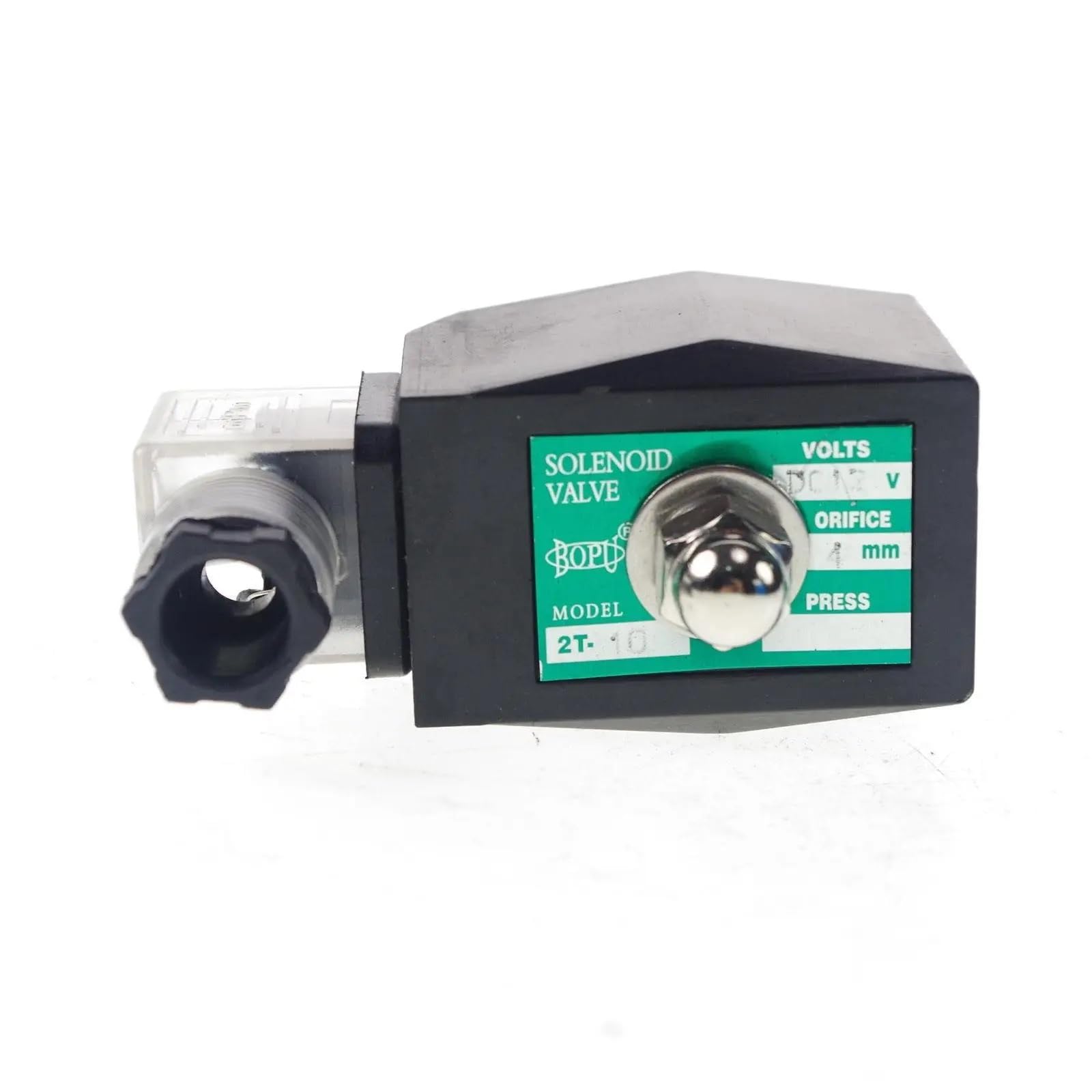 2-drożny zawór elektromagnetyczny BSPP NC mosiężny 3/8" 12V DC 24V DC 110V AC 220V AC, metan, propan, przyłącze gazu, paliwa, powietrza i wody (24V)