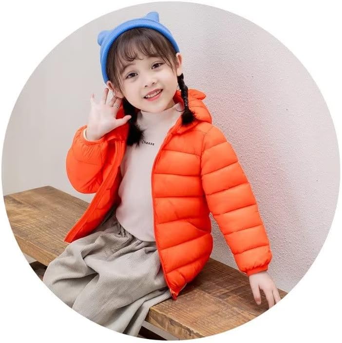 Winter Coats Puffer Padded Jacket for Toddler Boys Girls Kids Light Outwear Cute Bear Ears with Hoods Clothing - Image 5