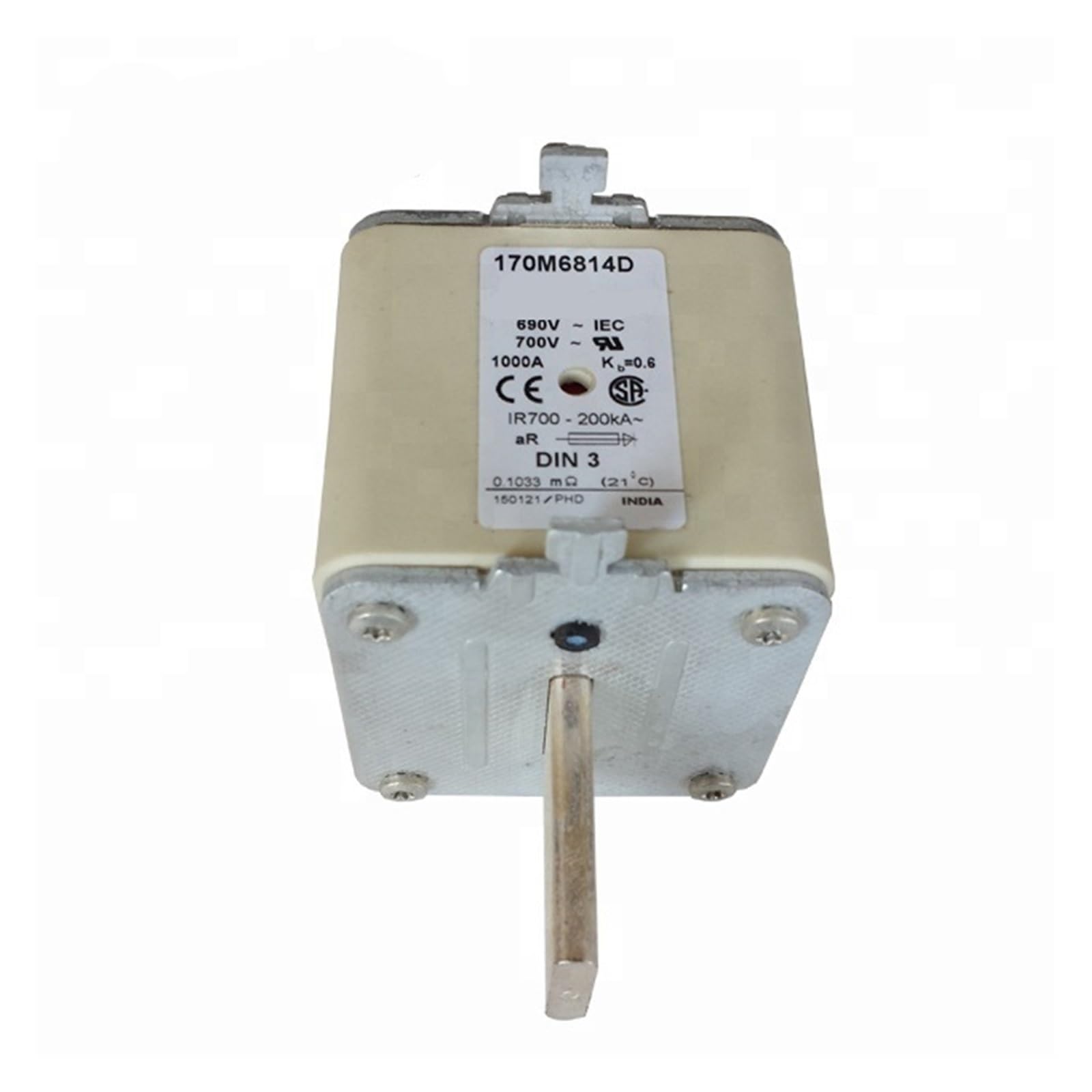 Fusible électronique 900A Taille 3 690V 43620 haute performance