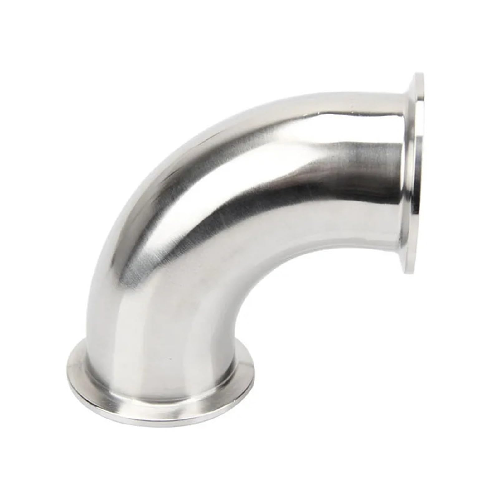 AUOQKQUT 3/4in 1in 1.5in 2in 2.5in 3in 4in Tri Clamp 90 Degree Elbow Stainless Steel 304/316 Pipe Fitting(25mm x Ferrule 50.5,SS316) AUOQKQUT