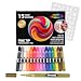 Paint Pens for Rocks Painting 10 Permanent Opaque Colors Acrylic Markers + Stencils Set Draw On All Surfaces Stone Metal Glass Ceramic Porcelain Wood Fabric Canvas Mugs Christmas Birthday Gifts Idea
