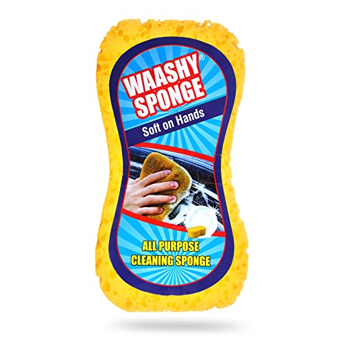 Image of Car Washing and Polish Sponge -2 Pieces | High Density Foam Applicator Pads, For Car Waxing, Polishing, Cleaning & Detailing, Scratch-Free