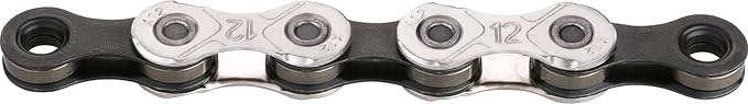 KMC X12 12 Speed Chain, Silver/Black, 126 Links