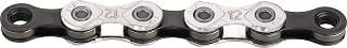KMC X12 12 Speed Chain, Silver/Black, 126 Links