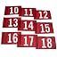 Red & White/#10-18