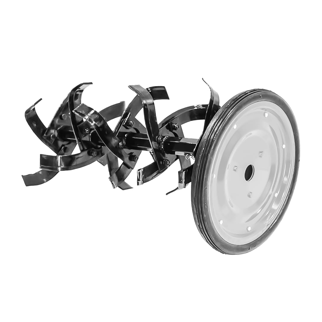 Bricoferr Par de ruedas para transporte de motoazada