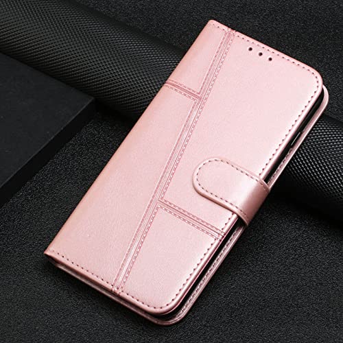 Jancalm Compatible For Iphone 8 Plus Wallet Case,Iphone 7 Plus Case,Iphone 6/6S Plus Case, [Wrist Strap][Card/Cash Slots][Kickstand] Pu Leather Protective Magnetic Flip Phone Covers (Rose Gold) #TOP6