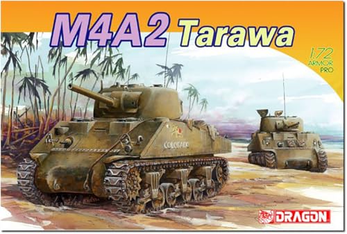 Maquette de char M4A2 Sherman Tarawa 1/72 kit de modélisme militaire