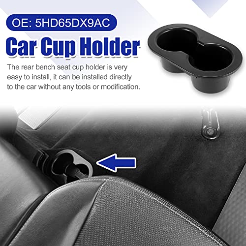 Portavasos doble trasero para Dodge RAM 2002-2020 miniatura 2