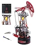 ROKR Puzzle 3D Modello di Assemblaggio Meccanico, Modellismo da Costruire Adulti Plastica Metallo, Città Industriale dei Regali Artigianali Fai da Te (Oil Pump Jack) CGL03