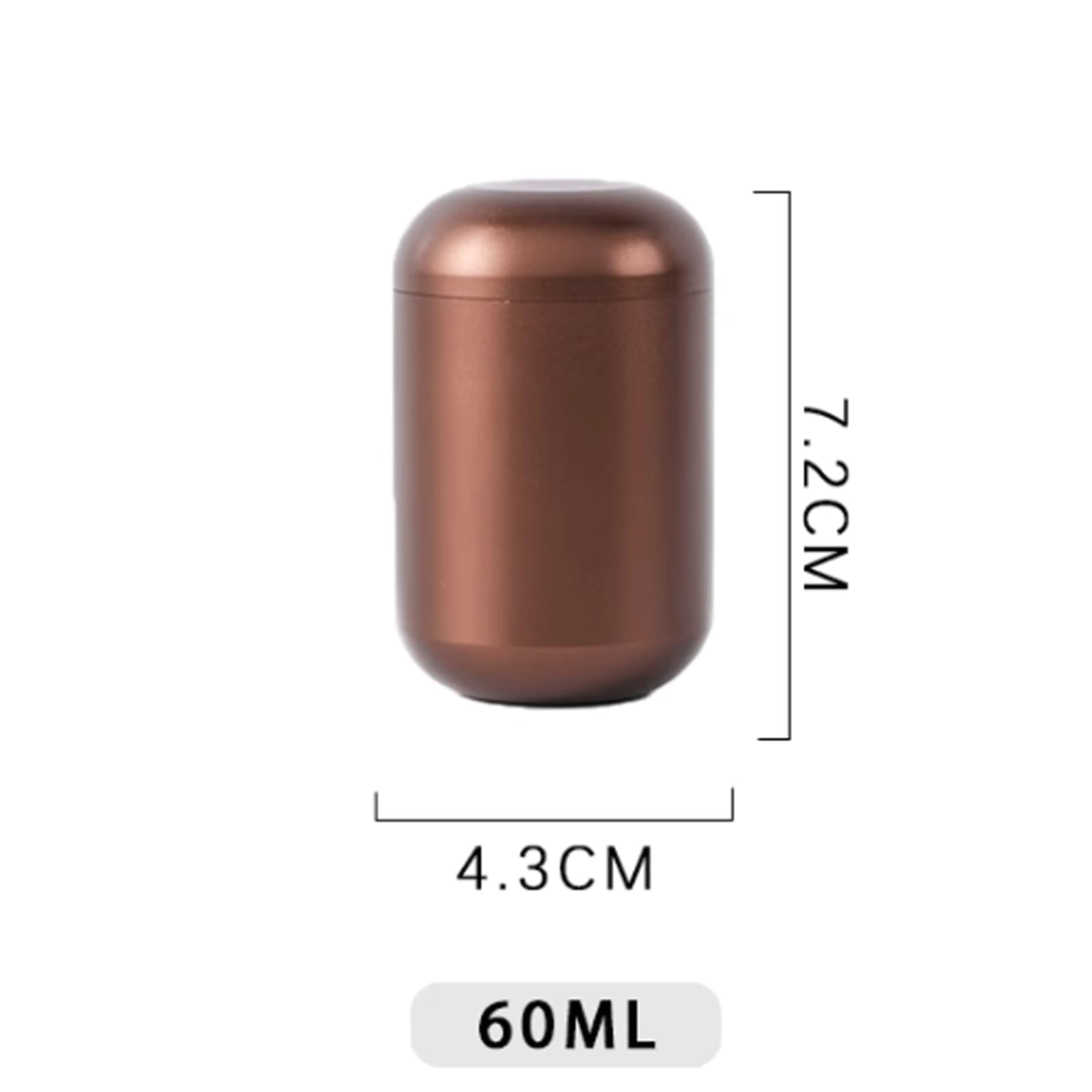 6 szt. mini puszki na herbatę ze stopu aluminium, hermetyczny pojemnik na herbatę, przyjazna w podróży herbata z zamkniętą pokrywką