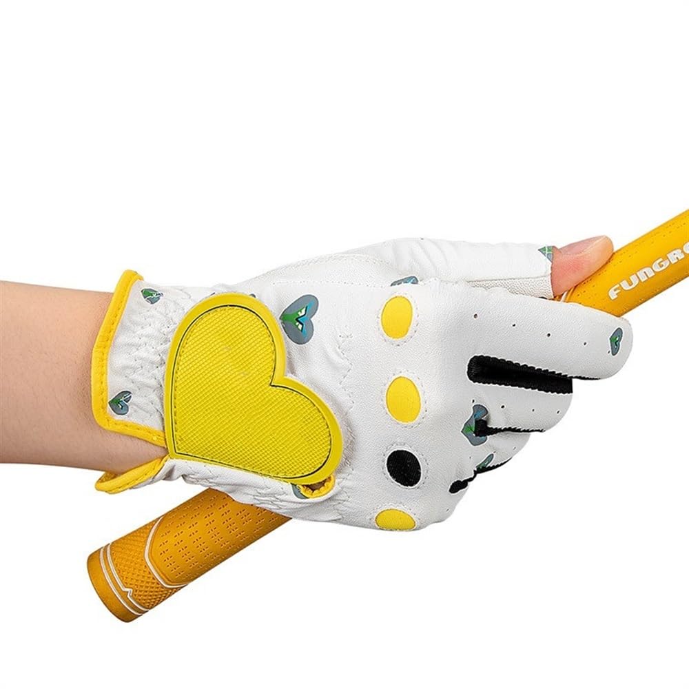 Guanti Golf Donne Sinistra e destra Sport traspirante 2 Pz/Paio Design senza dita Guanto da golf for Lady