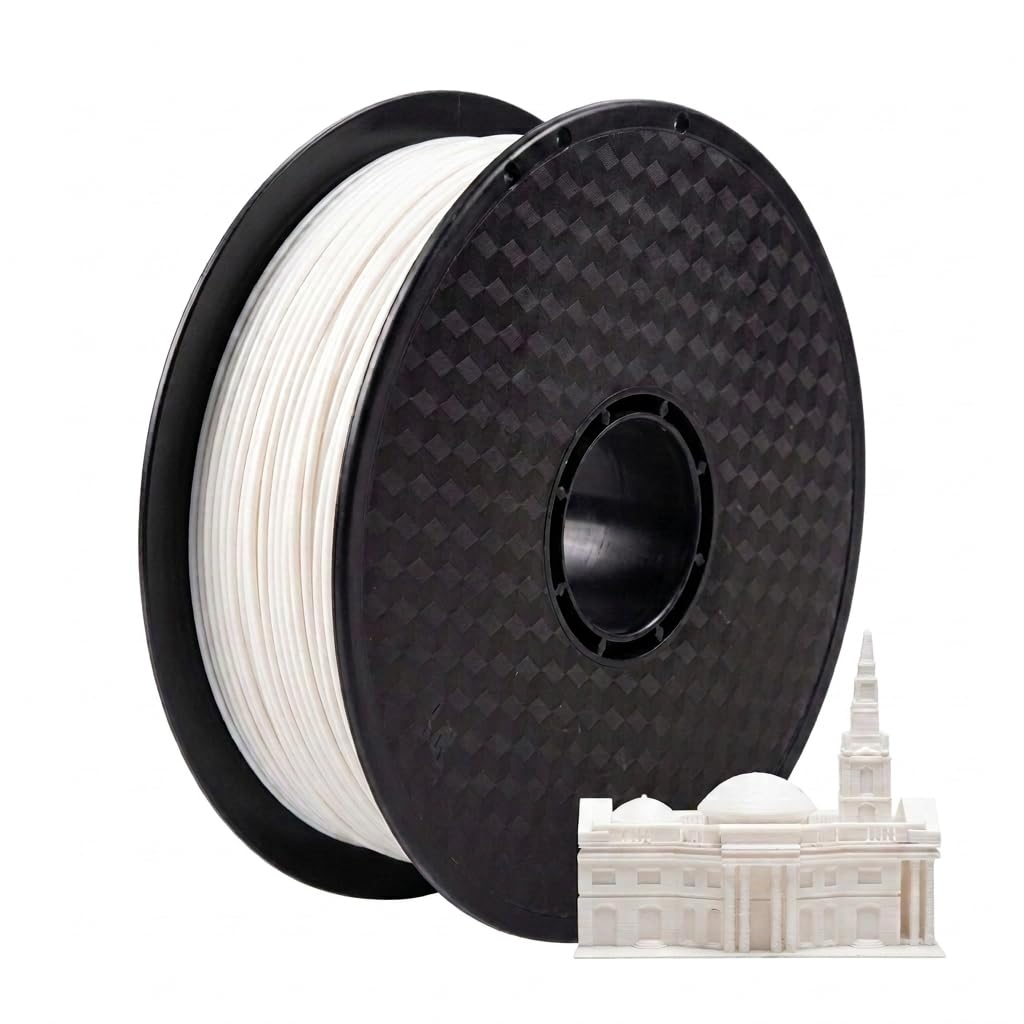 Tesseract 1.75mm PLA Premium Plus 3D Printing Filament (1 KG Spool) - White-image-28