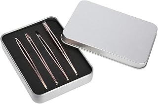 Pinça De Aço Pinça De Ponta Pontiaguda Pinça De Sobrancelha Arqueada, Pinça Pontiaguda, Pinça Profissional De Prata De Precisão Pinça Para Depilação Endógena