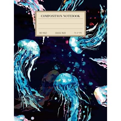 Magical Jellyfish Composition Notebook: Marine Life Diary: A Lined Journal for Daily Note-Taking And Journaling | Perfect Gift For Sea And Ocean ... Life Enthusiasts | 7.5 x 9.75 | College Ruled