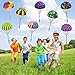 Ynybusi 10 Pcs Parachute Toys for Kids, Cool Outdoor Flying Toys for 3 4 5 6 7 8 Year Old Boys Birthday Gift, Parachute Army Men Birthday Party Favors Goodie Bags Stuffers