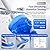 Disposable Toilet Cleaning System with 40 Refills, Toilet Wand Kit with Holder, Wall Mounted Toilet Brush Set for Deep Cleaning Bathroom Bowl, Hygienic Toilet Bowl Cleaner Kit (1PCS40)