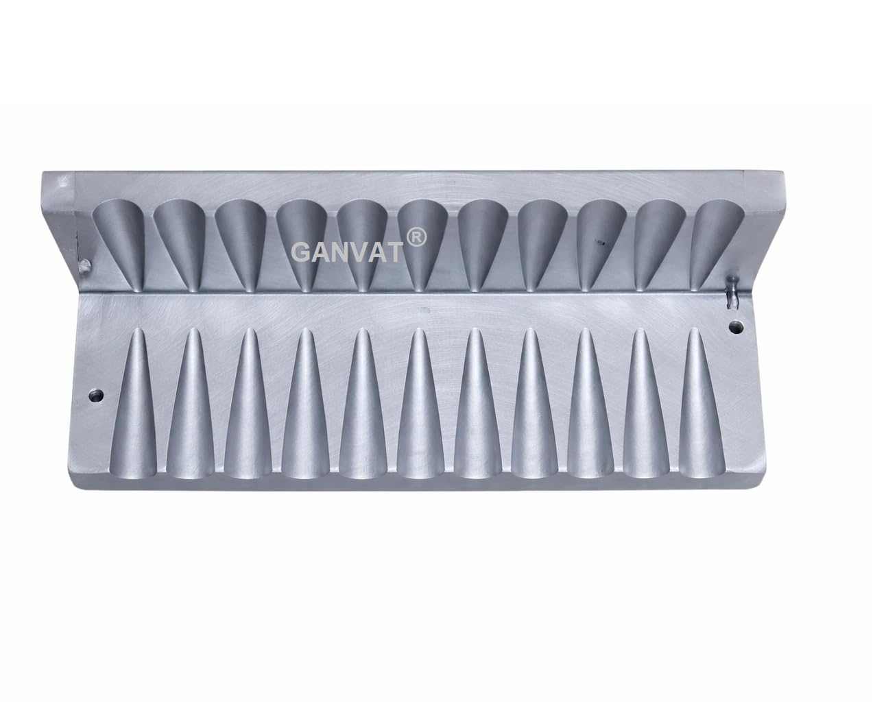 Dhoop Cone Making Mold (1.5 inch (4 cm)- Length) | Pyramid Shape Incense Batti Maker | Heavy Duty Long Life Metal-Aluminium | Easy to Use Cone Removal (12-Pcs Dhoop Mold)-image-30