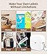Phomemo Q31 Bluetooth Etikettendrucker, Mini Etikettiergerät, Beschriftungsgerät Selbstklebend für Zuhause, Büro,Thermischer Labeldrucker für iOS & Android, mit 1 Rollenetikett