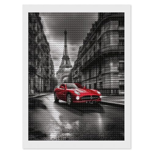 Kit peinture diamant 5D paysage de rue idée cadeau créatif adultes
